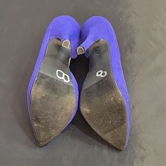 CHARLOTTE RUSSE POINTED TOE D'ORSAY HIGH HEEL STILETTOS PUMP - Picture 13 of 14